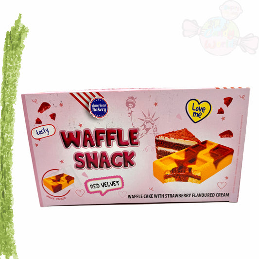 American Bakery Waffle Snack Red Velvet 135g