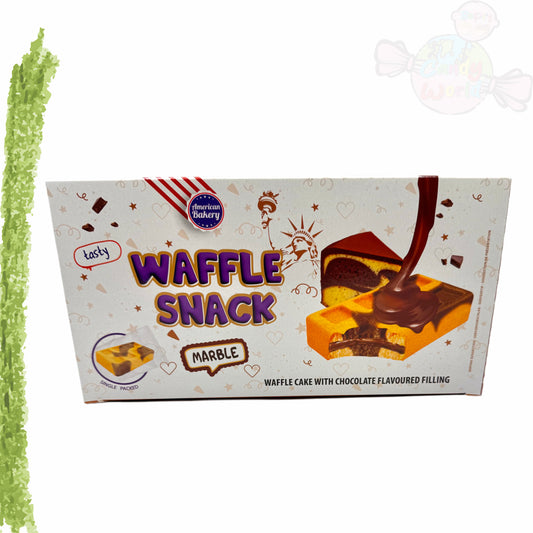 American Bakery Waffle Snack Marble 135g