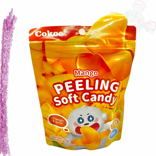Cokoc Peelable Gummies Peeling Soft Candy Mango Flavor 60g