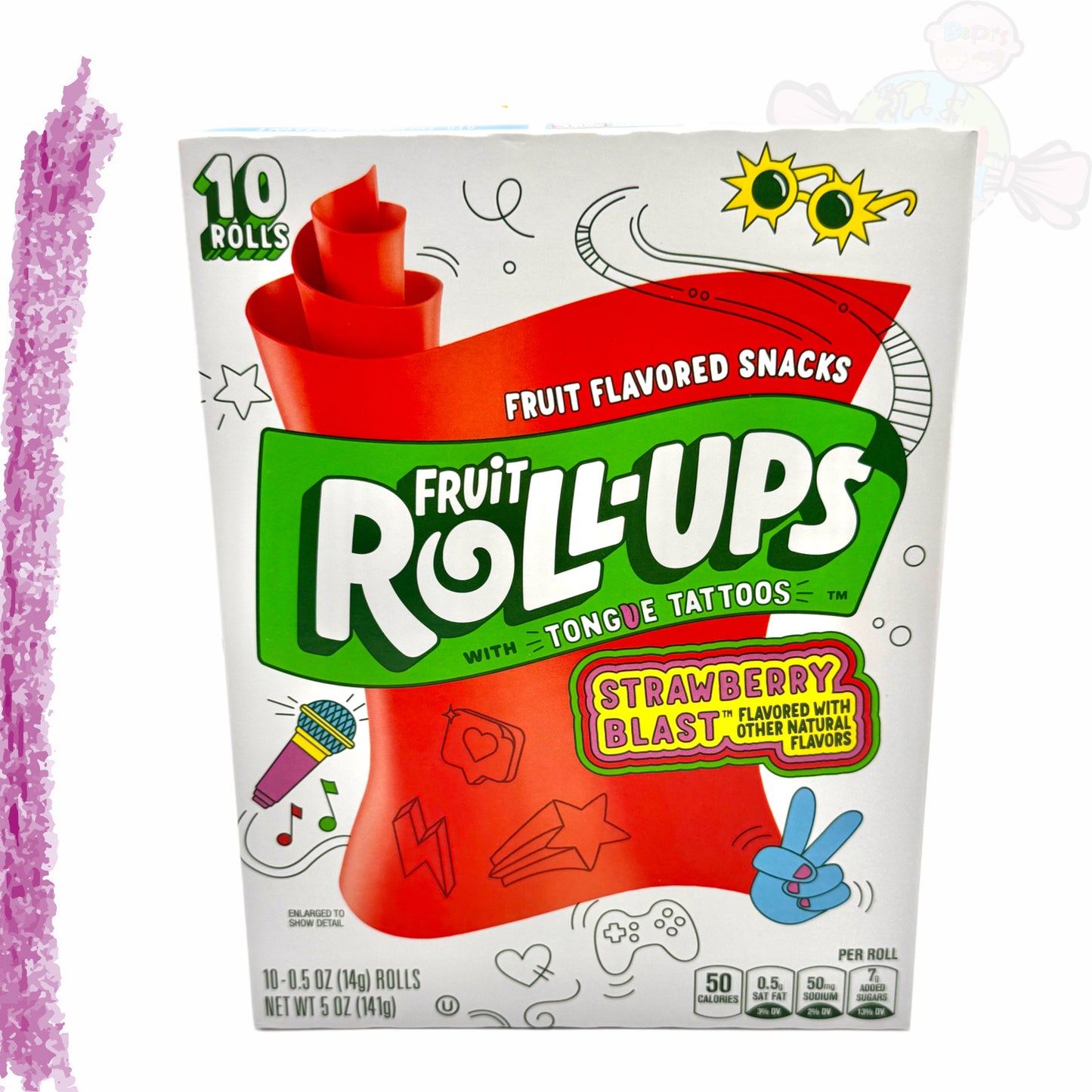 Fruit Roll Ups Strawberry Sensation 140g