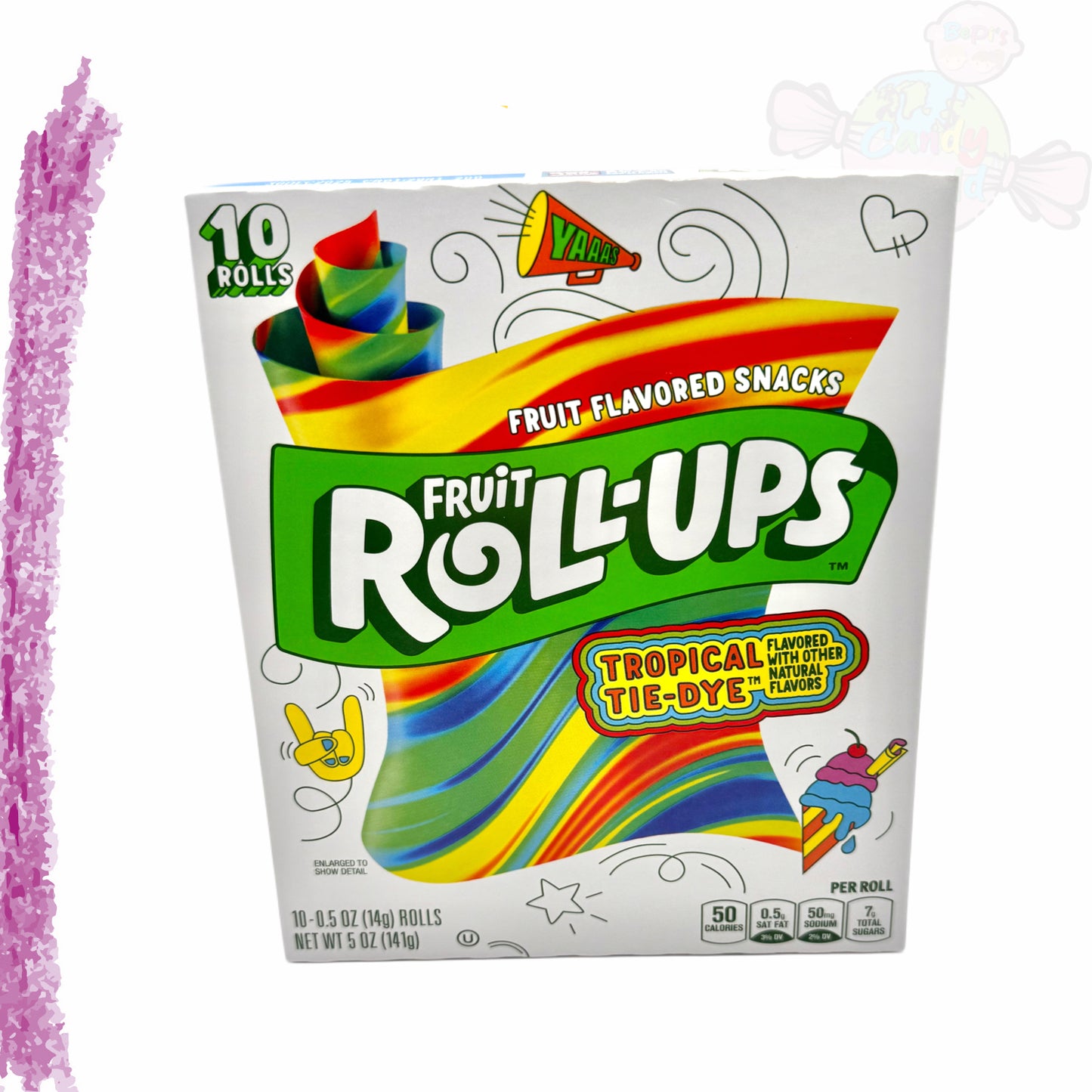 Fruit Roll Ups Tropical Tie-Dye
