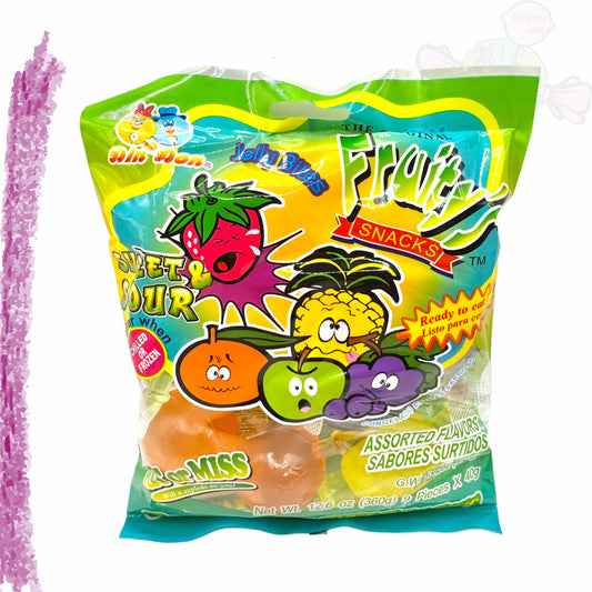 Candy Fruitys Sweet & Sour Jelly Pops 360g