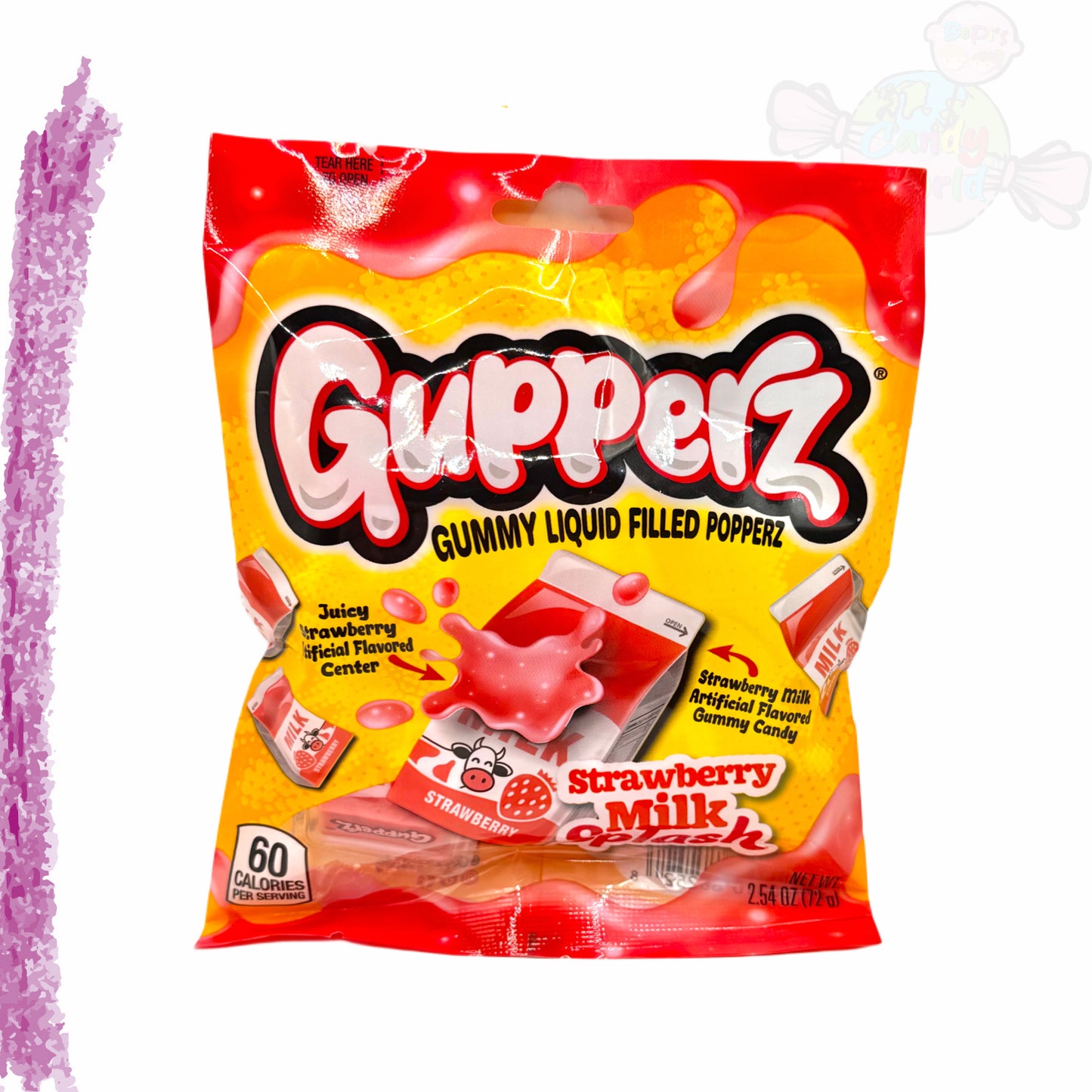 Gupperz Strawberry Milk Splash 72g