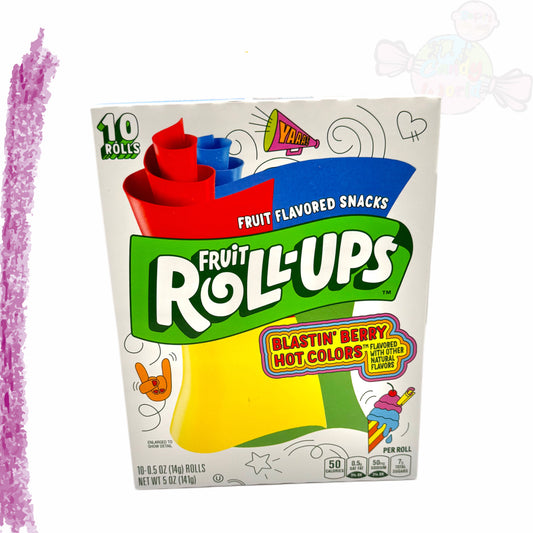 Fruit Roll Ups BLASTIN HOT COLORS 141g