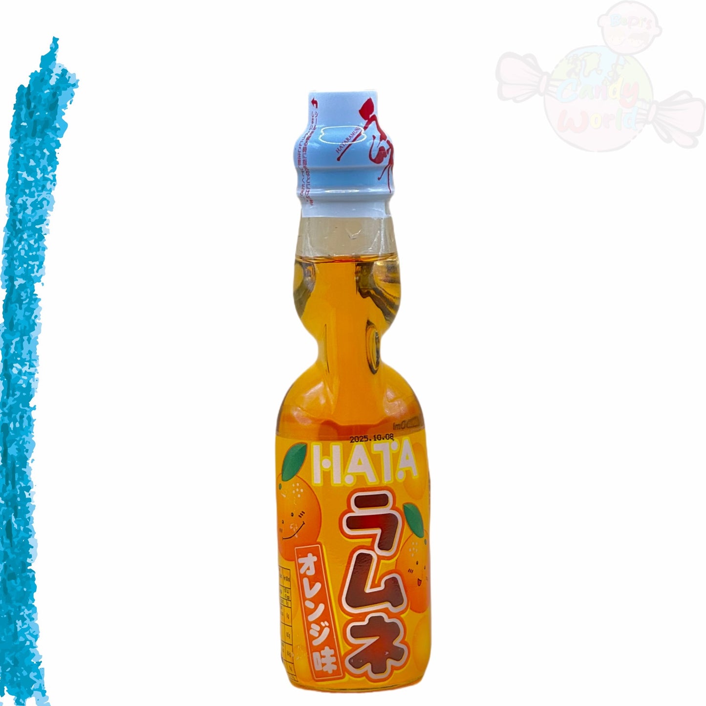 Hatakosen Ramune Orange 200ml