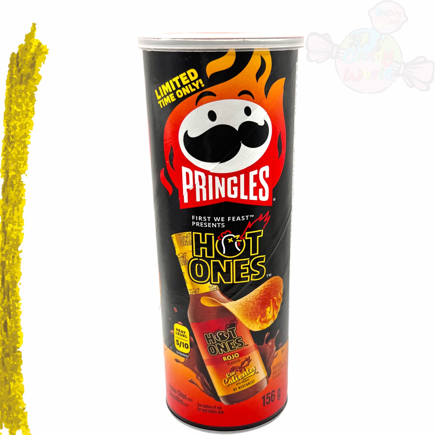 Pringles Hot Ones Rojo 156g