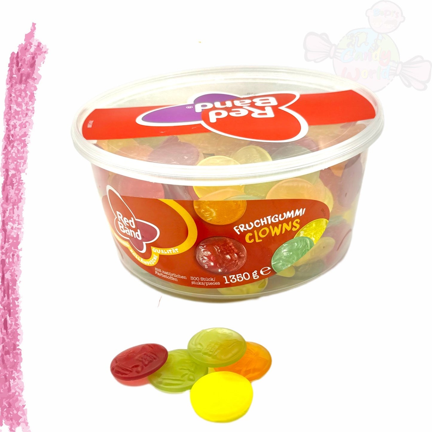 Red Band Fruchtgummi Clowns