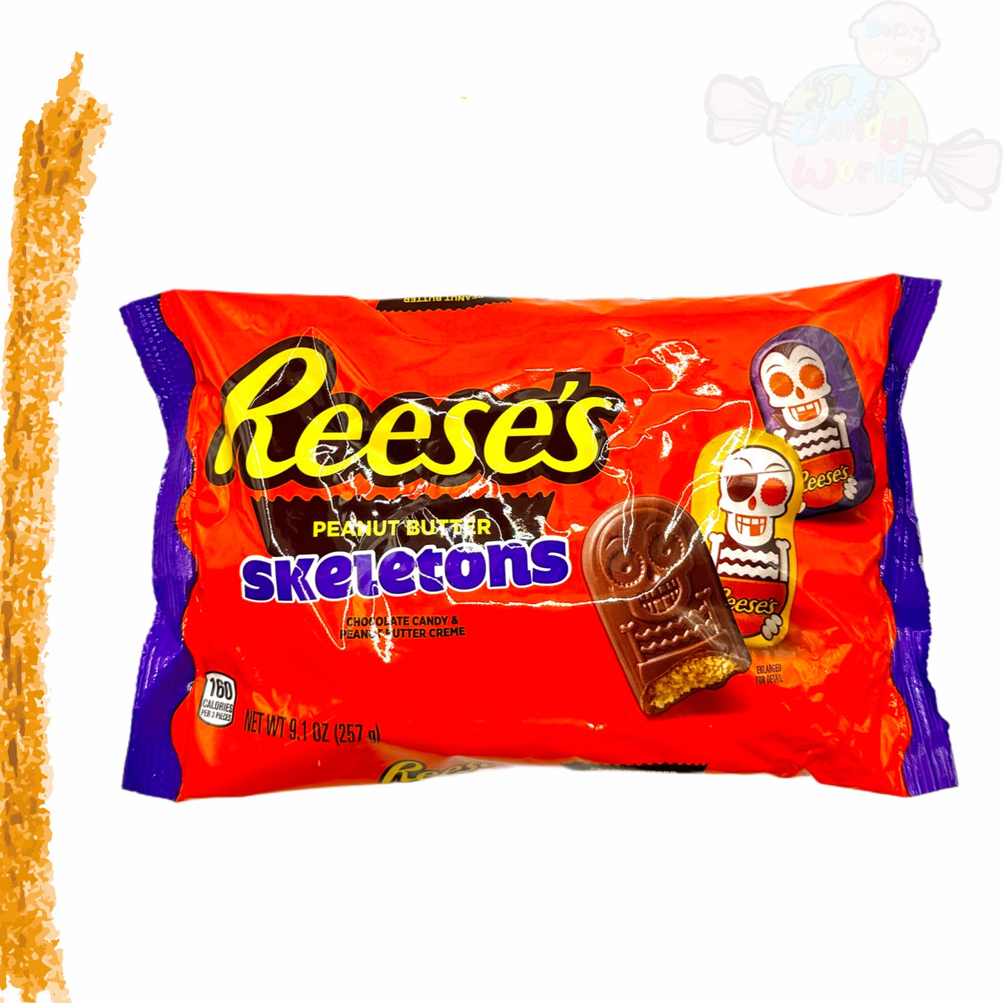 Reeses Peanut Butter Skeletons Halloween 257g