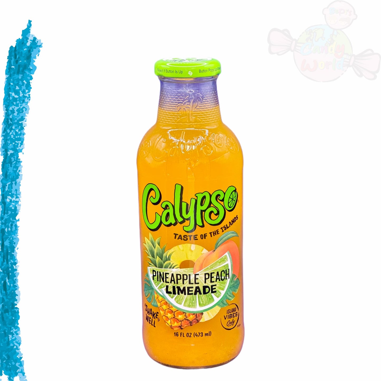 Calypso Pineapple Peach Limonade 473ml