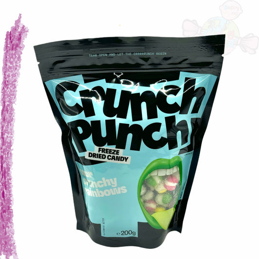 Crunch Punch Sour Crunchy Rainbows 200g