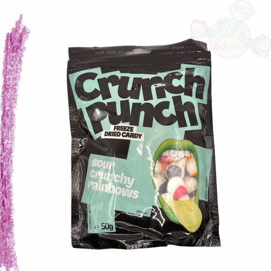 Crunch Punch Sour Crunchy Rainbows 50g