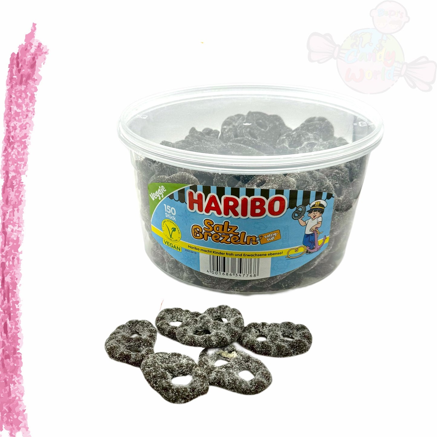 Haribo Salzbrezeln Lakritz