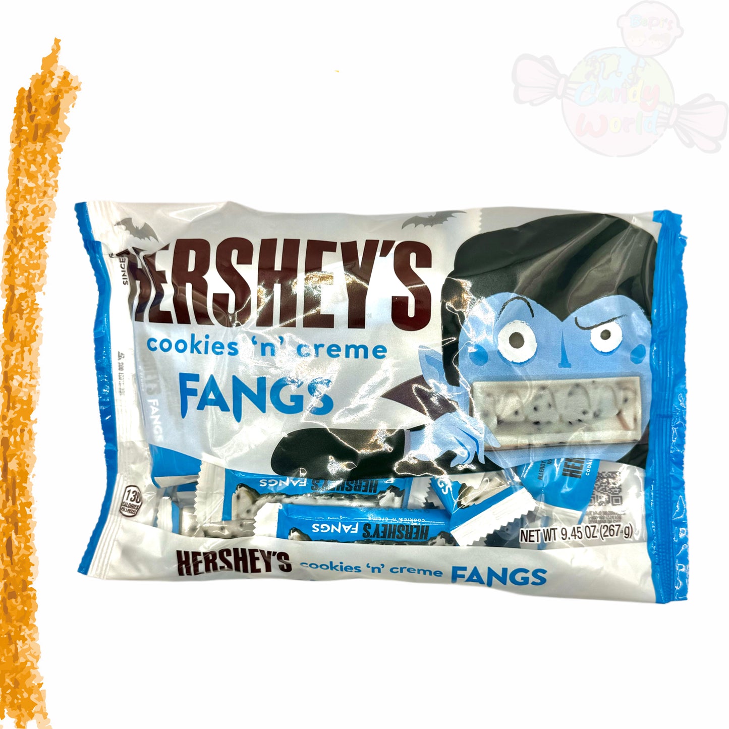 Hersheys Cookies n Creme Fangs Halloween 267g