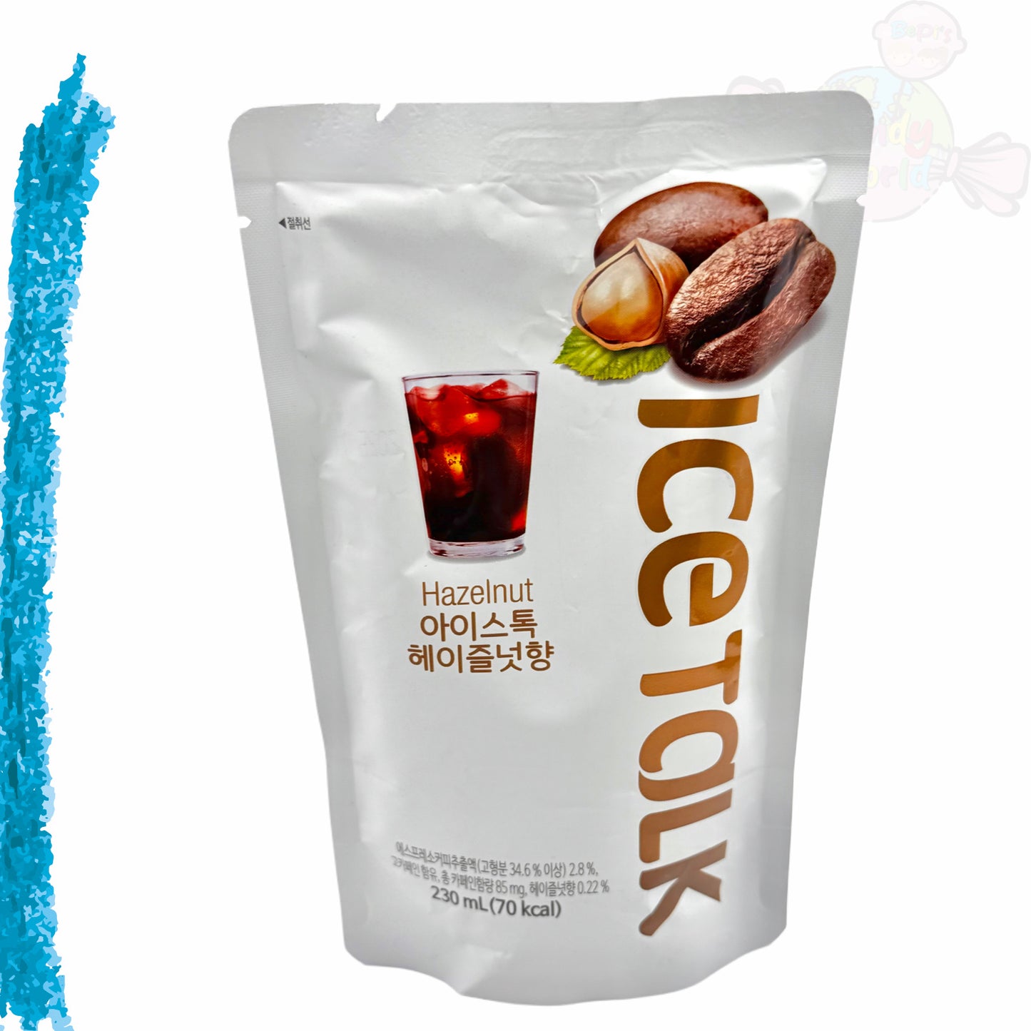 Ice Talk Americano Hazelnut Coffee Beutelgetränk 230ml - Pouch Drink