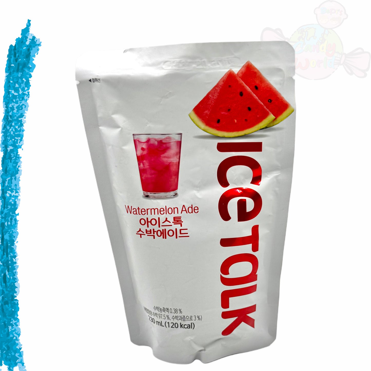 Ice Talk Watermelon Beutelgetränk 230ml - Pouch Drink