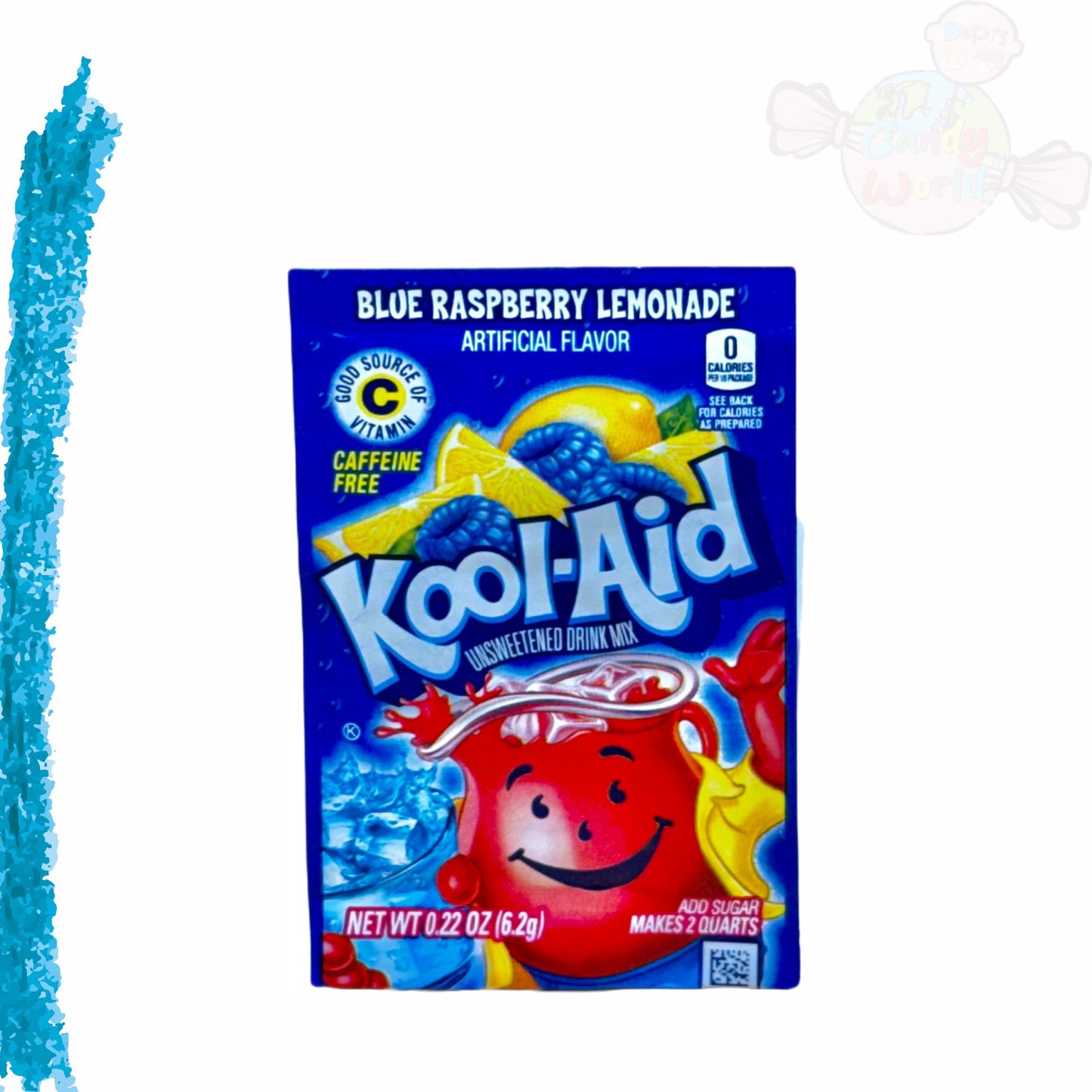 Kool Aid Unsweetened Drink Mix Blue Rasberry Lemonade