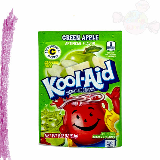 Kool Aid Unsweetened Drink Mix Green Apple