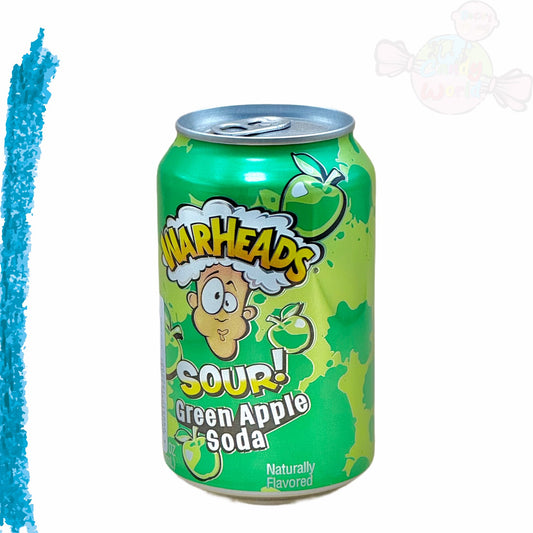 Warheads Sour Green Apple Soda 355ml