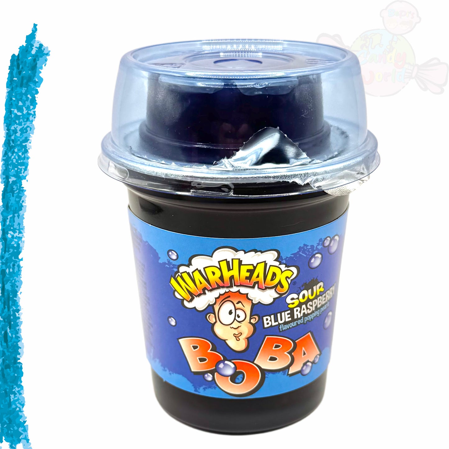 Warheads Boba Sour Blue Raspberry 400ml