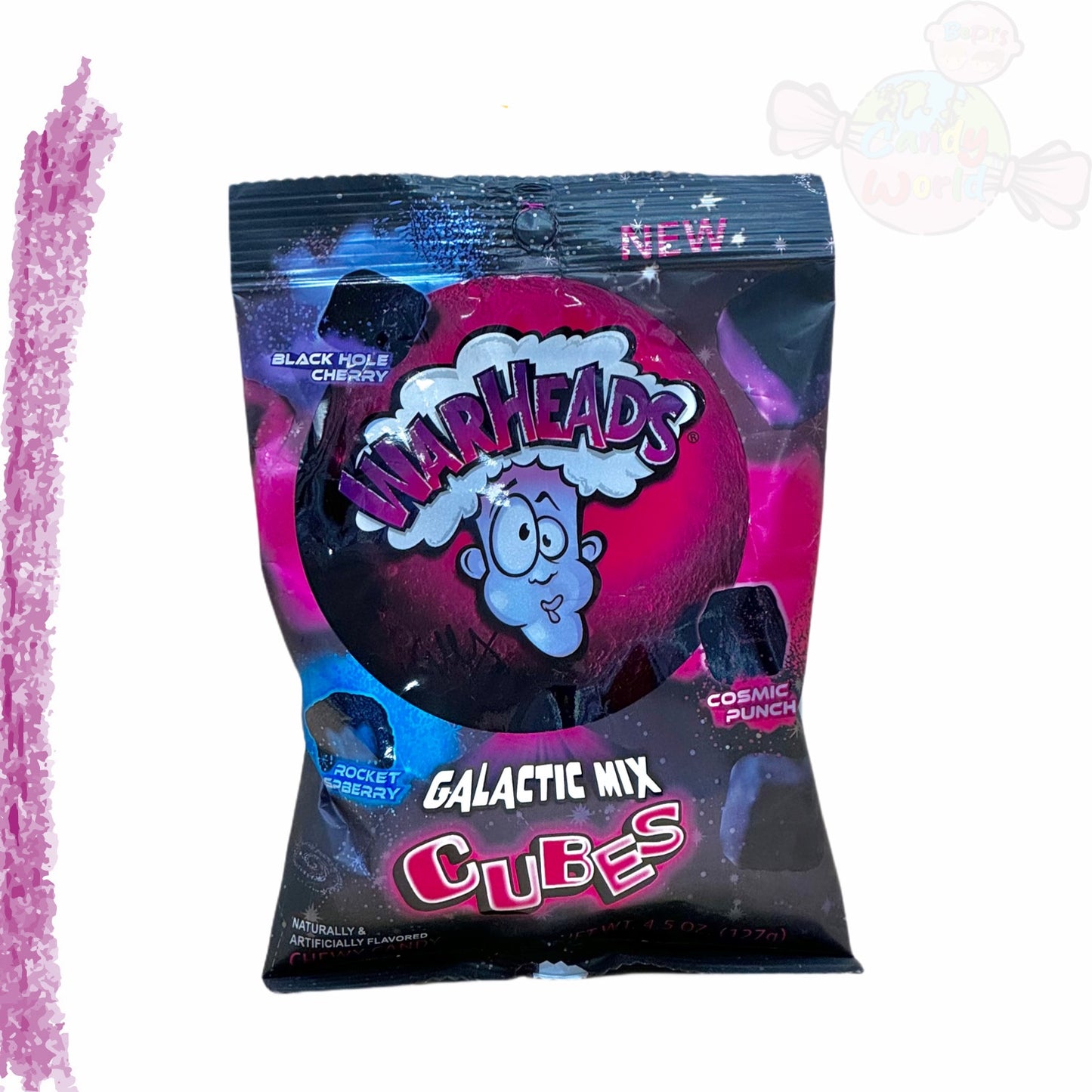 Warheads Galactic Cubes Bag