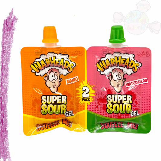 Warheads Tongue Gel Double Pack 40g